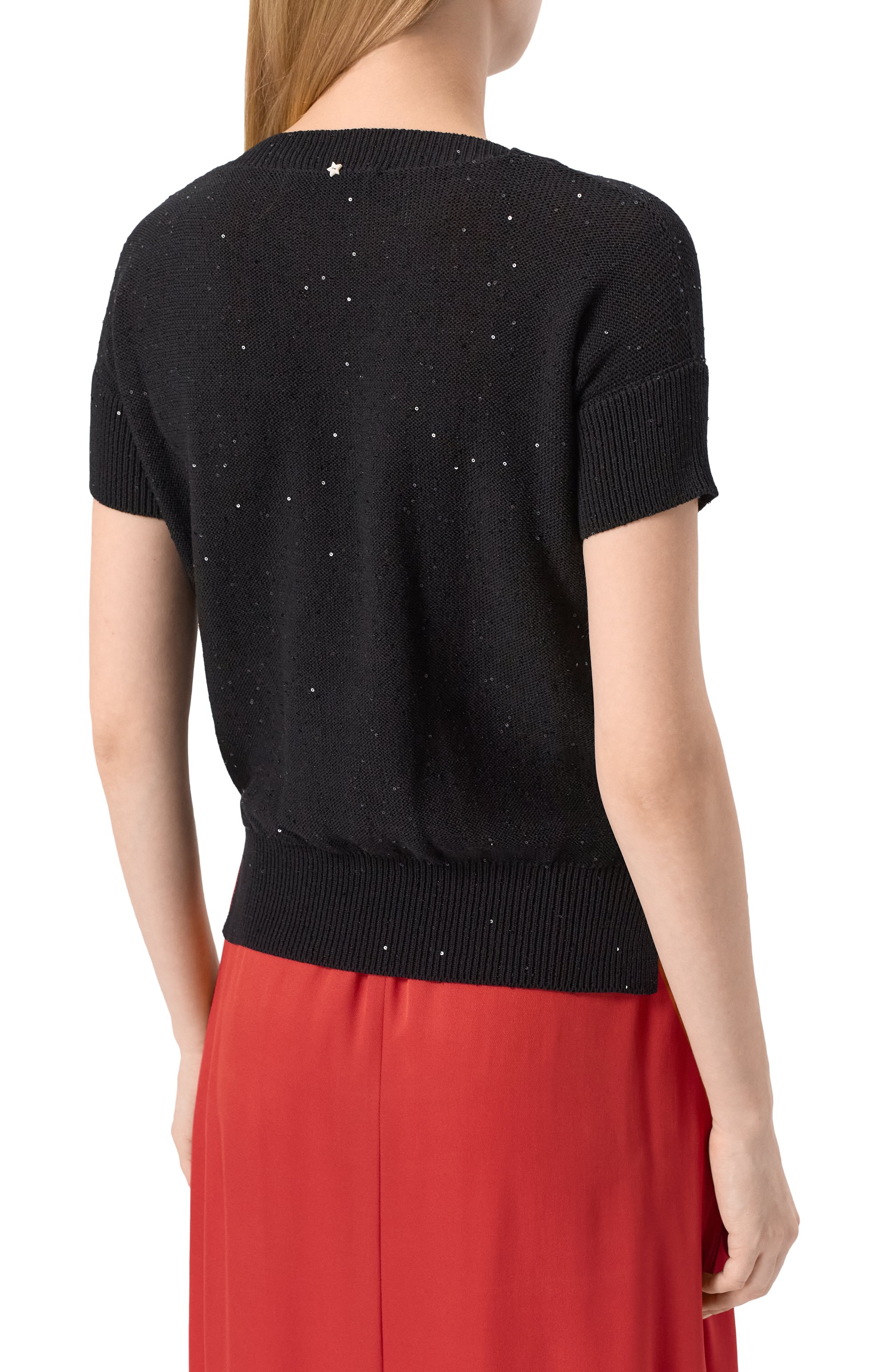 Хлопковый пуловер LORENA ANTONIAZZI, арт. P25124TM29A/3049, фото 4