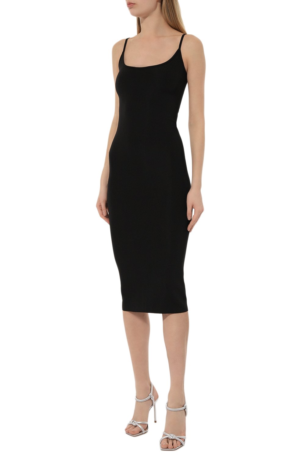 Платье RICK OWENS LILIES черного цвета по цене 41200 руб., арт. LI01D6527/NE0S, фото 3 Платье RICK OWENS LILIES, арт. LI01D6527/NE0S, фото 3