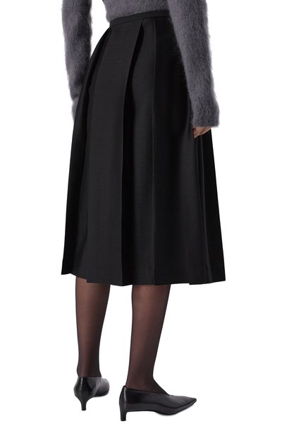 Юбка из шерсти и шелка TOTEME, арт. 251-WRB0273-FB0324, фото 4