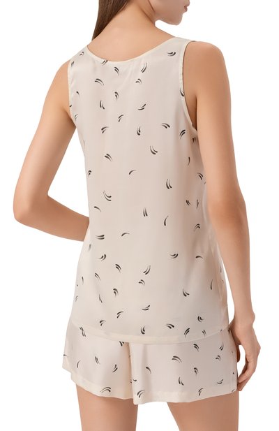 Атласный топ ХОХЛОМА Х АЛЕНА АХМАДУЛЛИНА кремового цвета по цене 29000 руб., арт. WTT2111, фото 4 Атласный топ ХОХЛОМА Х АЛЕНА АХМАДУЛЛИНА, арт. WTT2111, фото 4