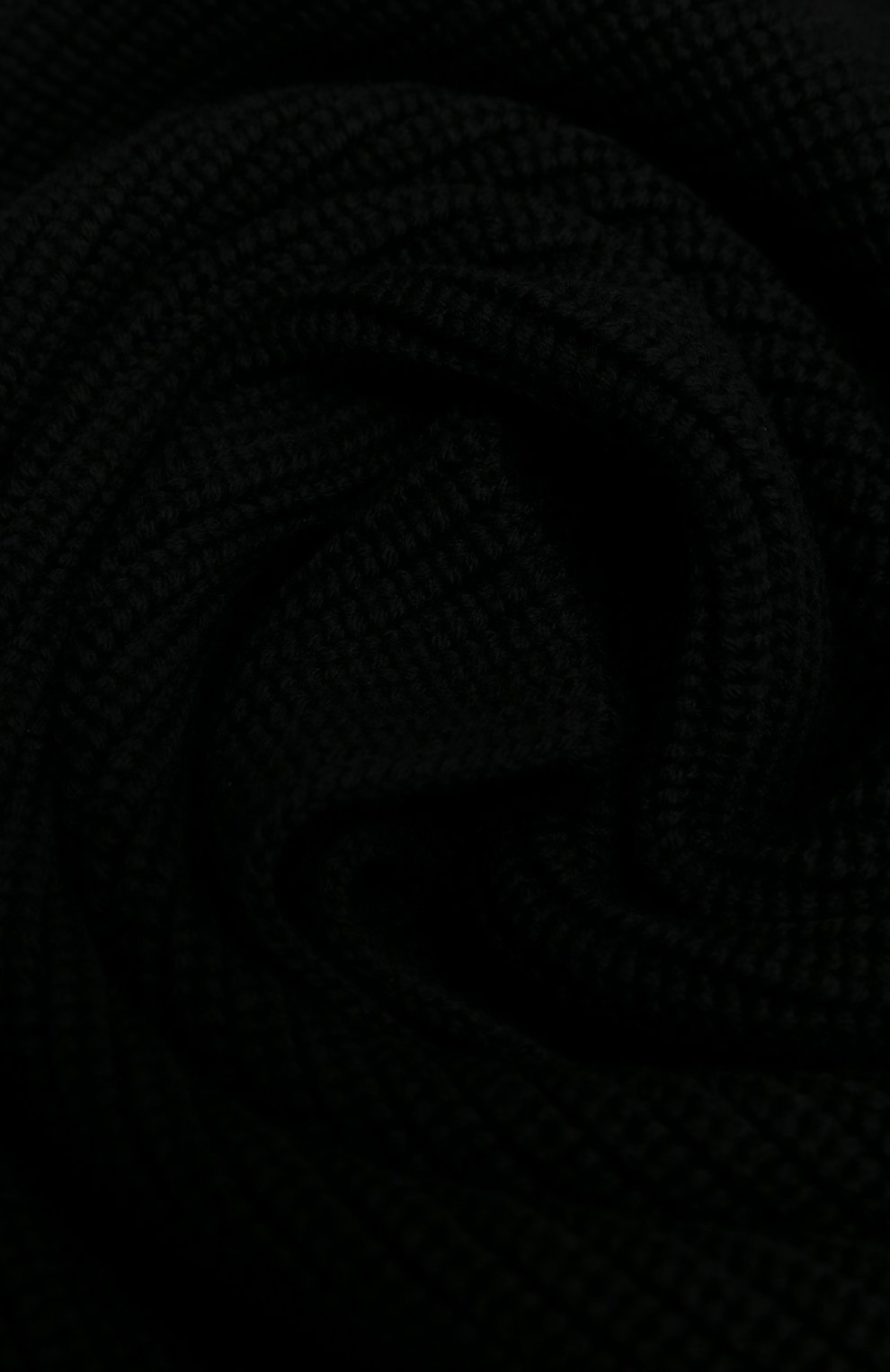 Шерстяной шарф OFF-WHITE черного цвета по цене 47200 руб., арт. 0WMA060F23KNI001, фото 4 Шерстяной шарф OFF-WHITE, арт. 0WMA060F23KNI001, фото 4