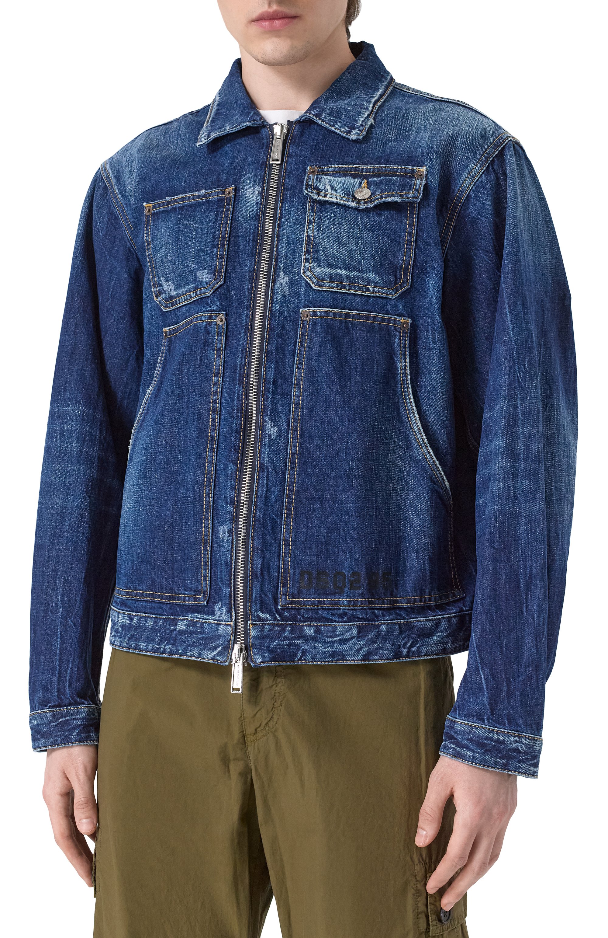 Джинсовая куртка DSQUARED2, арт. S74AM1552/S30309, фото 3