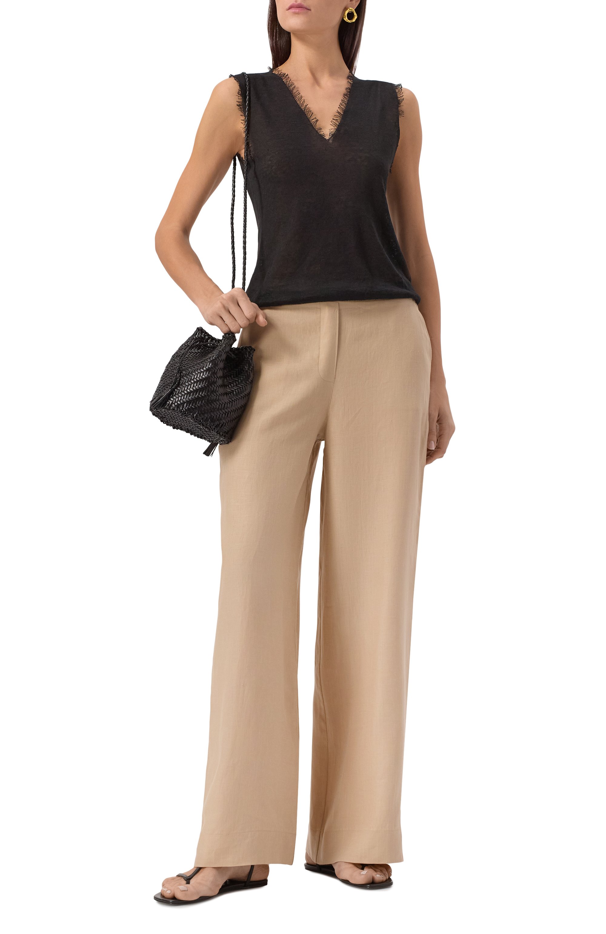 Льняной топ GRAN SASSO, арт. 57248/24848, фото 2