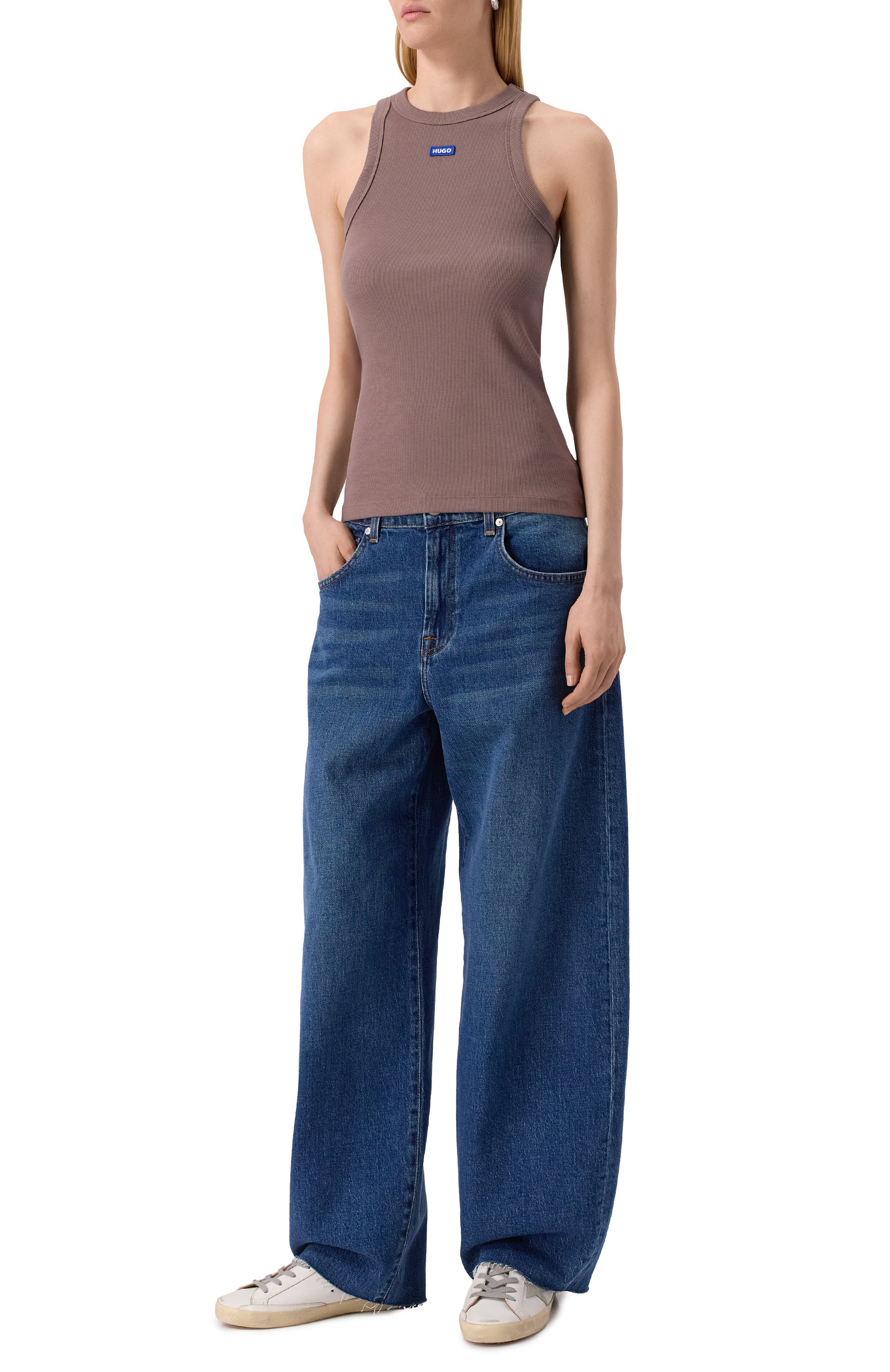 Хлопковая майка HUGO BLUE, арт. 50508857, фото 2