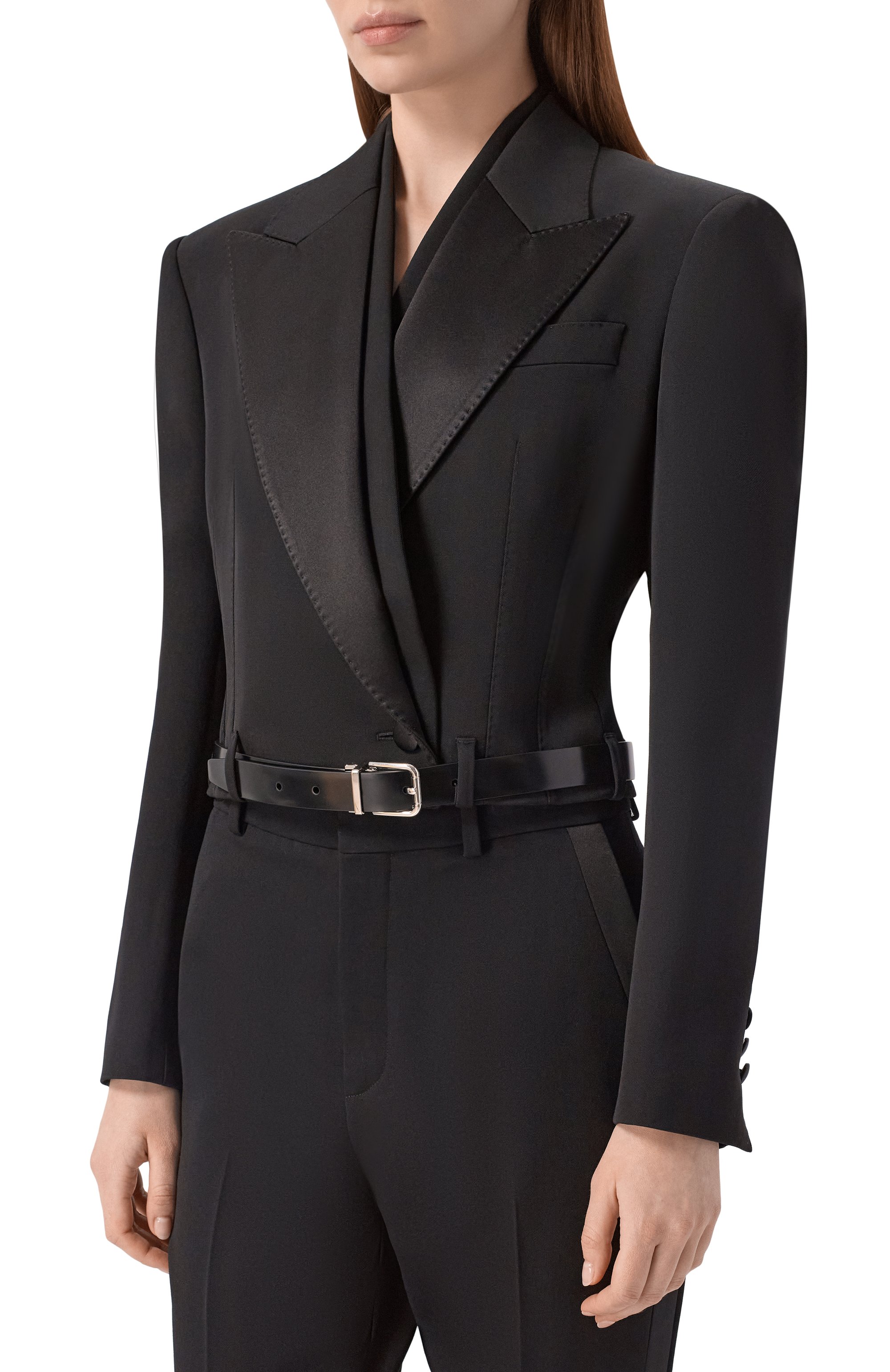 Жакет из шерсти и шелка DOLCE & GABBANA, арт. F29WLT/FU21E, фото 3