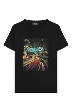 Хлопковая футболка VERSACE, арт. 1000129/1A09009, фото 1