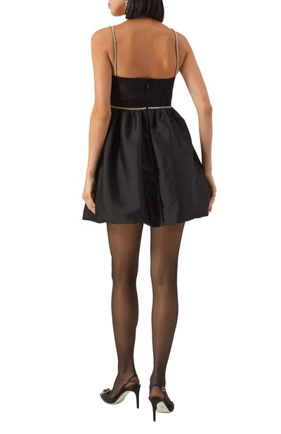 Платье с отделкой стразами SELF-PORTRAIT, арт. AW24-090S-B, фото 4