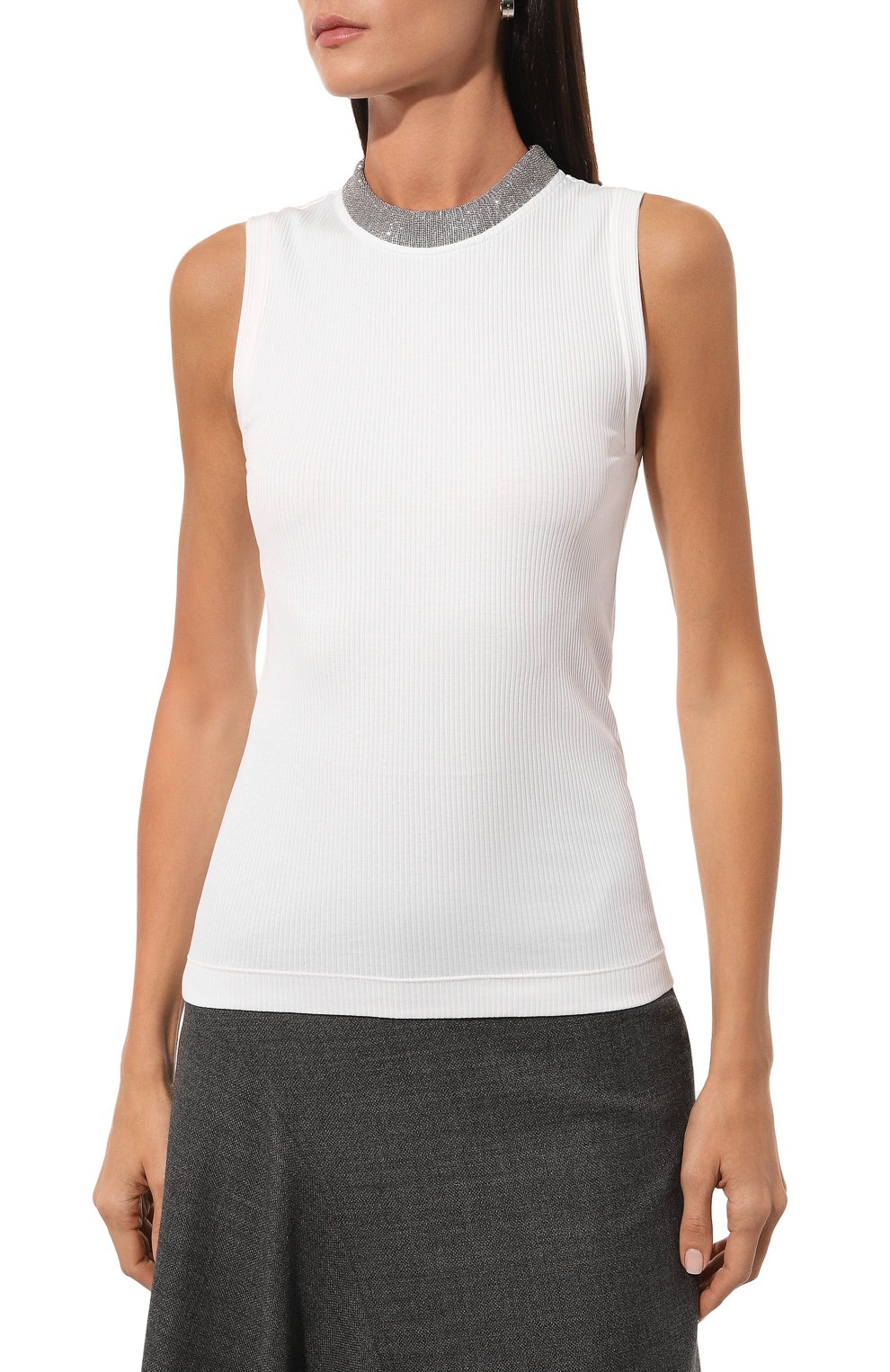 Хлопковый топ BRUNELLO CUCINELLI, арт. MP902HR330, фото 3
