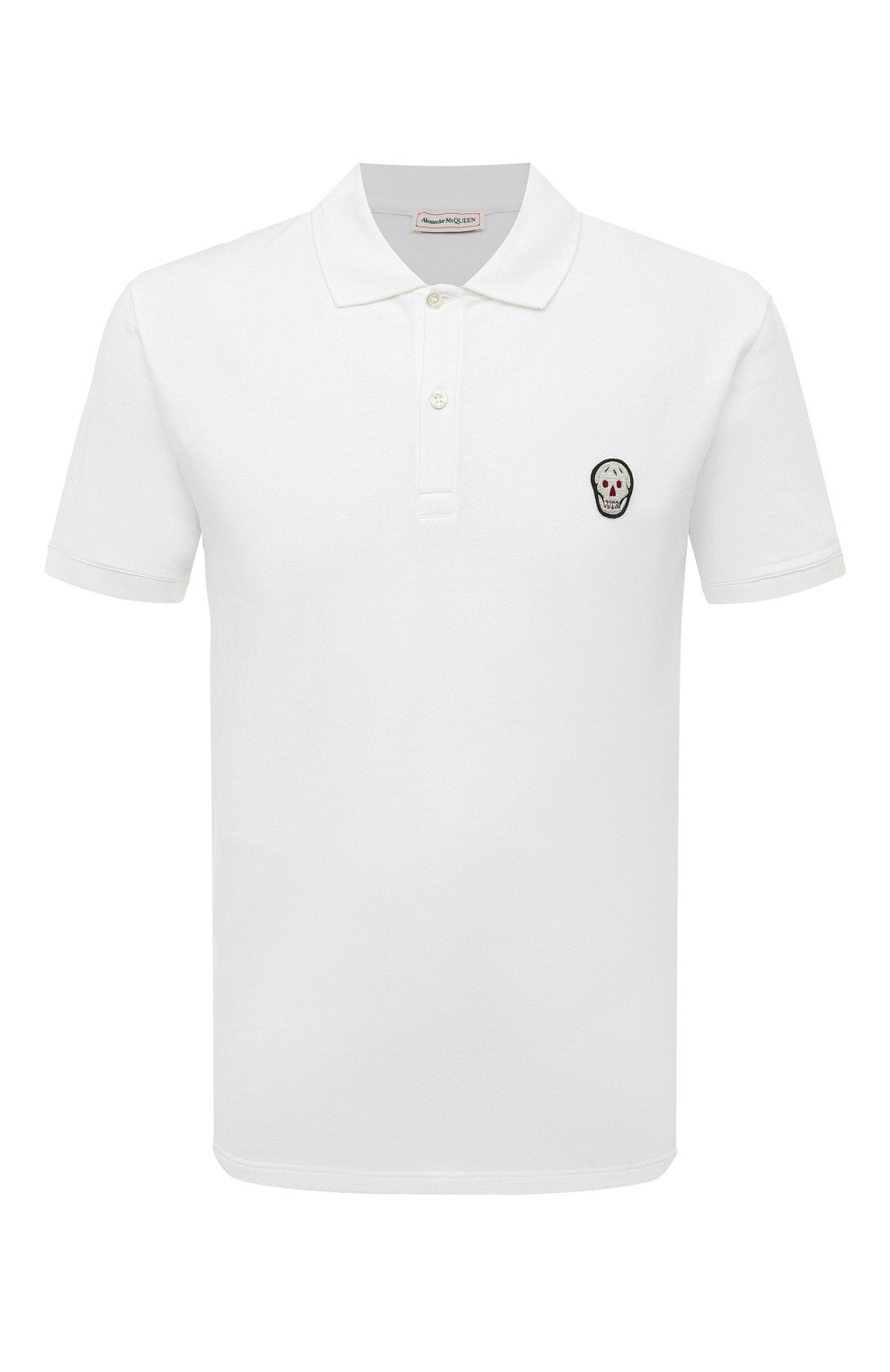 Хлопковое поло ALEXANDER MCQUEEN, арт. 622106/QRX339000, фото 1