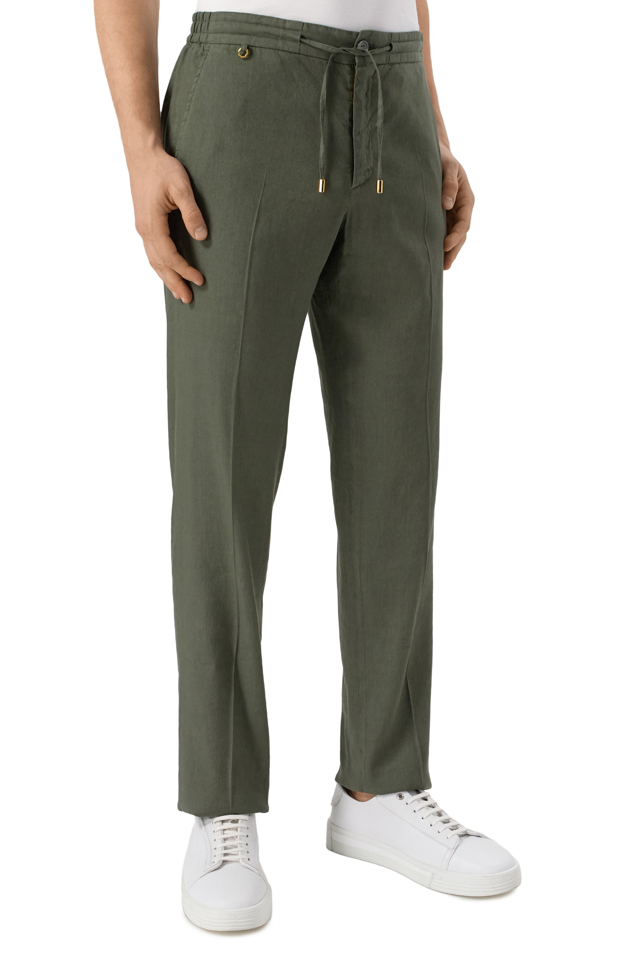 Брюки изо льна и вискозы STEFANO RICCI, арт. M1T3200283/LVI01S, фото 3