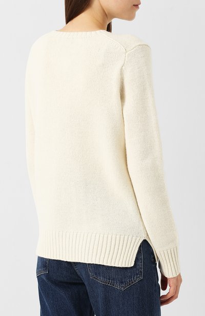 Шерстяной пуловер с вышитым принтом POLO RALPH LAUREN, арт. 211719648, фото 4