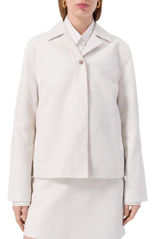 Кожаная куртка Noble&Brulee NB2/020925/1 Белый  NB2/020925/1 Фото 3