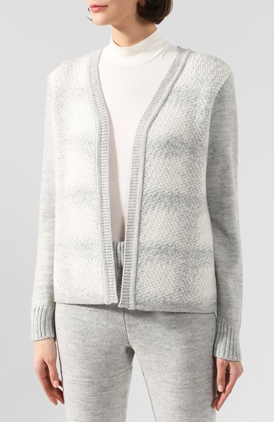 Костюм SEVEN LAB серого цвета по цене 24780 руб., арт. KN SS19-1 white/grey, фото 2 Костюм SEVEN LAB, арт. KN SS19-1 white/grey, фото 2