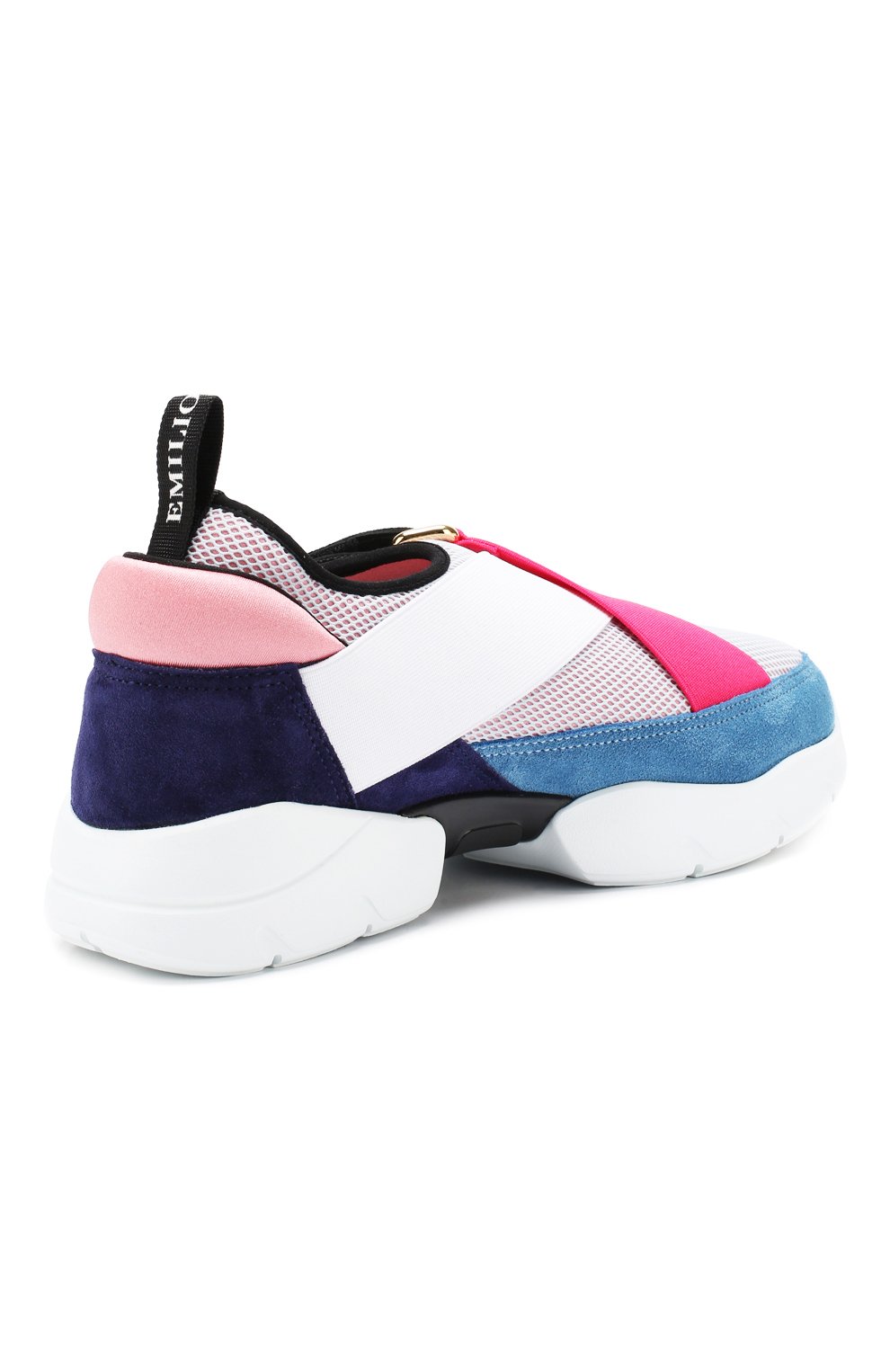Комбинированные кроссовки EMILIO PUCCI, арт. 9ECE80/9EX20, фото 4