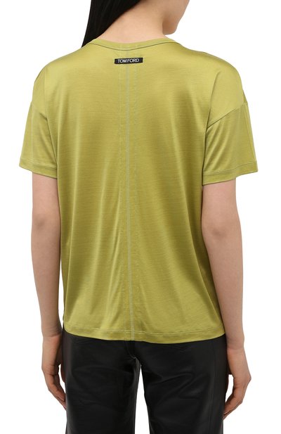 Шелковая футболка TOM FORD, арт. TSJ383-FAX835, фото 4