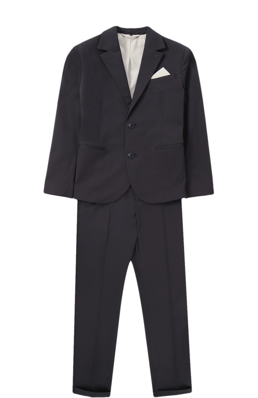 Хлопковый костюм с пиджаком на двух пуговицах ARMANI JUNIOR, арт. 3Y4V01/4N12Z/4A-10A, фото 1