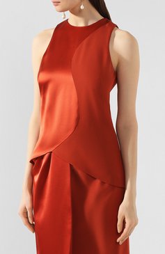 Шелковый топ BRANDON MAXWELL, арт. TP236PS20, фото 1