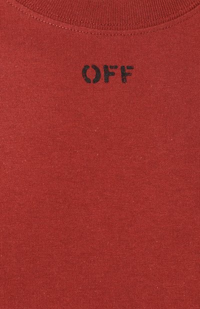 Хлопковая футболка OFF-WHITE, арт. 0WAA049E19B070662410, фото 5