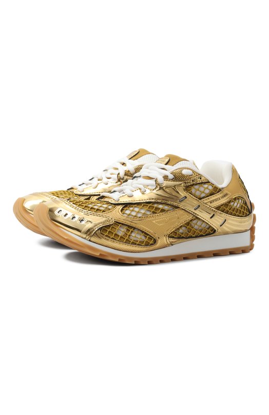 Комбинированные кроссовки Orbit Bottega Veneta 755915/V2X40 Золотой 755915/V2X40