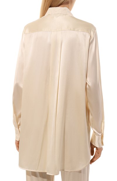 Шелковая блузка ERMANNO SCERVINO, арт. D454K606TBW, фото 4