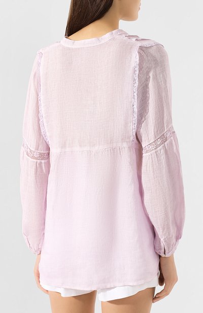 Льняная блузка 120% LINO, арт. P0W1984/D703/F00, фото 4