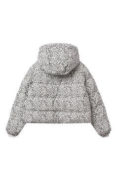 Детская утепленная куртка POIVRE BLANC черно-белого цвета, арт. W24-1200-JRGL | Фото 2 (Драгоценные камни: Проставлено; Рукава: Длинные; Материал сплава: Проставлено; Кросс-КТ: Зима, Утепленные; Материал внешний: Синтетический материал; Ростовка одежда: 12 лет | 152 см, 8 лет | 128 см, 16 лет | 164 см, 10 - 11 лет | 140 - 146см)