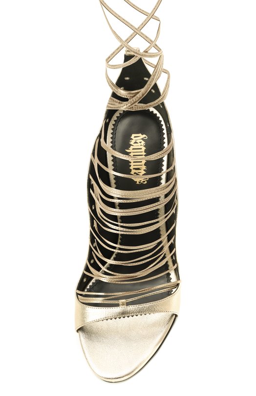Кожаные босоножки Riri Dsquared2 HSW0266 Золотой  HSW0266 Фото 6