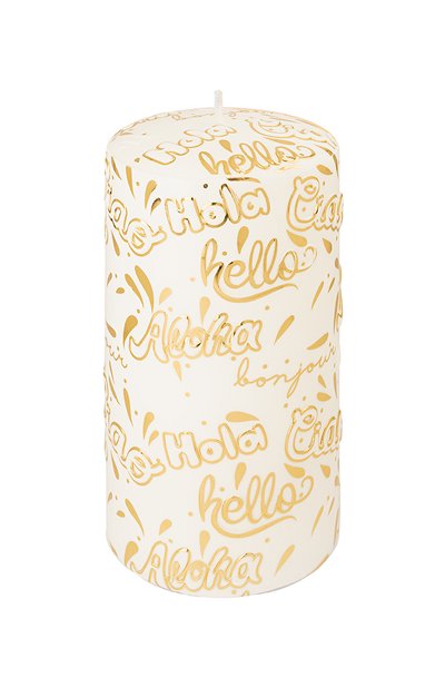Интерьерная свеча greetings gold (1300g) PERNICI, арт. 8001962084802