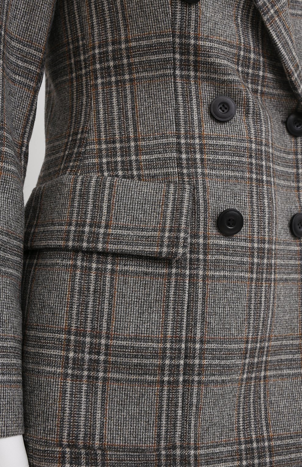 Жакет из кашемира и шелка LORO PIANA серого цвета по цене 499500 руб., арт. FAL2434, фото 5 Жакет из кашемира и шелка LORO PIANA, арт. FAL2434, фото 5