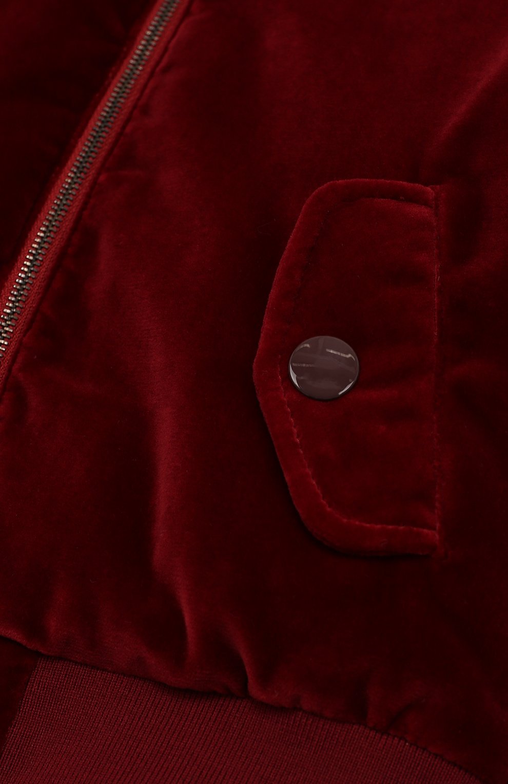 Утепленный бархатный бомбер с аппликациями DOLCE & GABBANA, арт. 0131/L5JBB6/G7LRG/2-6, фото 4