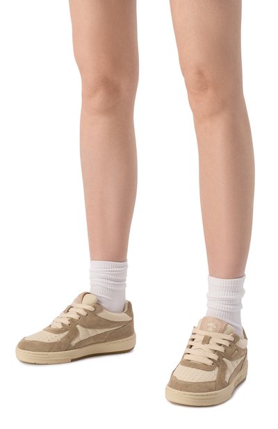 Комбинированные кеды university PALM ANGELS, арт. PWIA049F23FAB0010162, фото 3