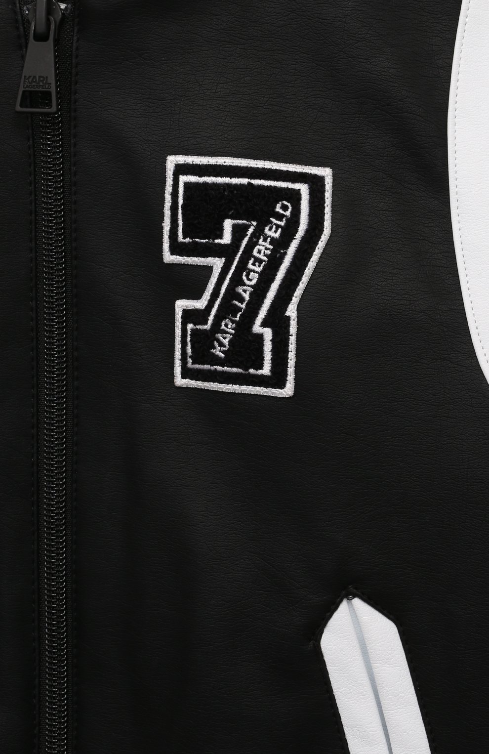 Бомбер из экокожи KARL LAGERFELD KIDS, арт. Z30040, фото 3