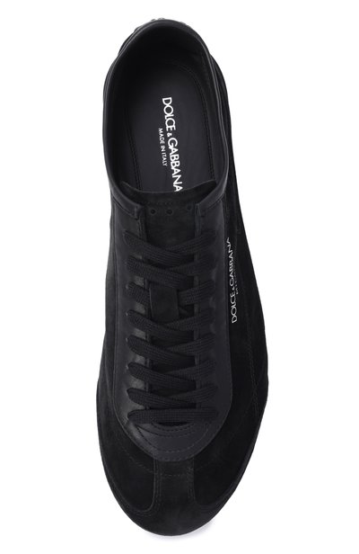 Замшевые кеды city soft DOLCE & GABBANA черного цвета по цене 89950 руб., арт. CS2473/A0950, фото 5 Замшевые кеды city soft DOLCE & GABBANA, арт. CS2473/A0950, фото 5
