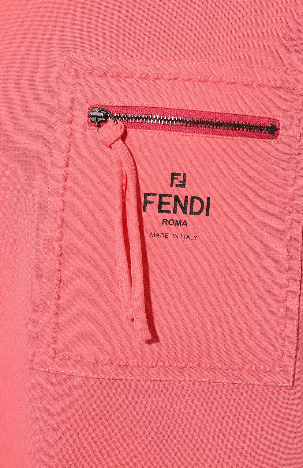 Хлопковая футболка FENDI, арт. FS7934 ANQS, фото 5