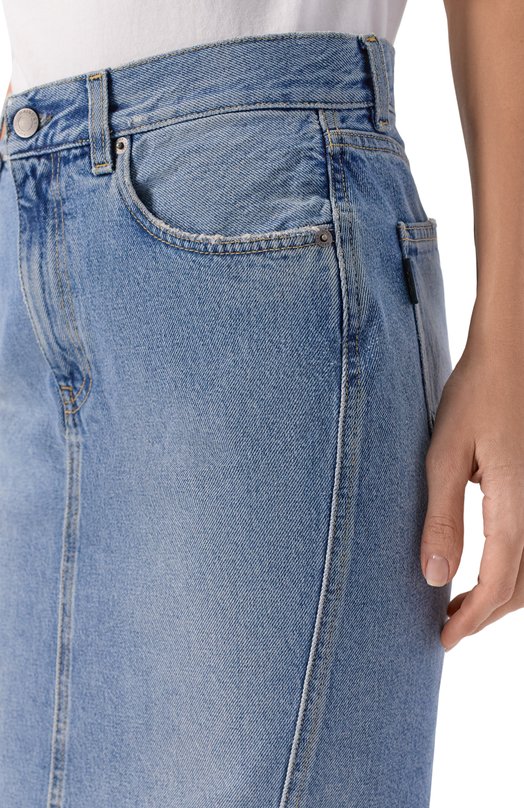 Джинсовая юбка Ricka Haikure HEW08106DF106L0909/RICKA N0RDIC BLUE Голубой  HEW08106DF106L0909/RICKA N0RDIC BLUE Фото 5