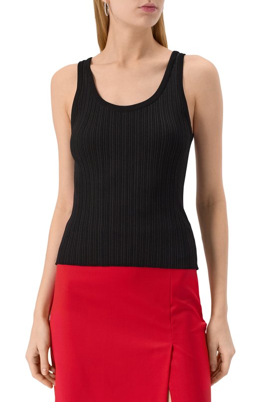 Топ из вискозы Juun.J JW5351W025 Чёрный  JW5351W025 Фото 3