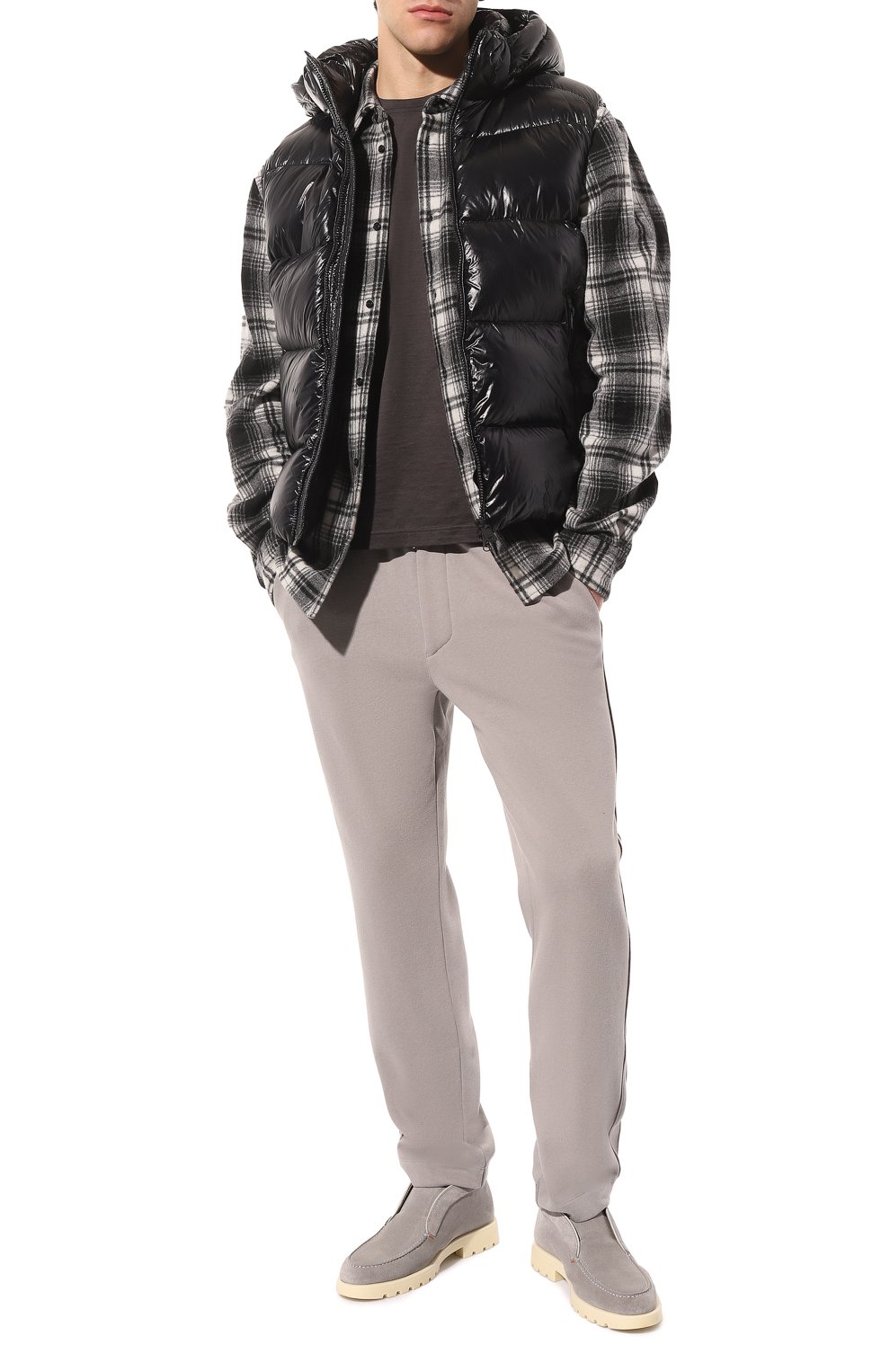 Джоггеры из хлопка и кашемира ZEGNA, арт. UC520A6/CTR3, фото 2