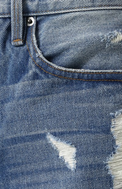 Джинсовые мини-шорты с потертостями FRAME DENIM, арт. RRL0SH039, фото 5