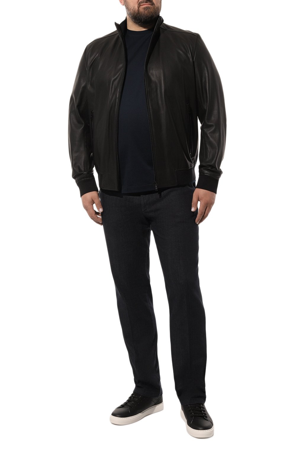 Хлопковая футболка ZILLI, арт. MBZ-NT510-MICR1/MC01/62-64, фото 2