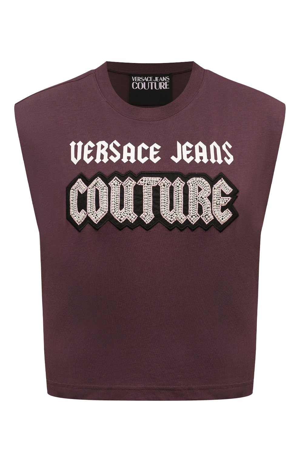 Хлопковая футболка VERSACE JEANS COUTURE, арт. 77HAHC01/CJ01C, фото 1