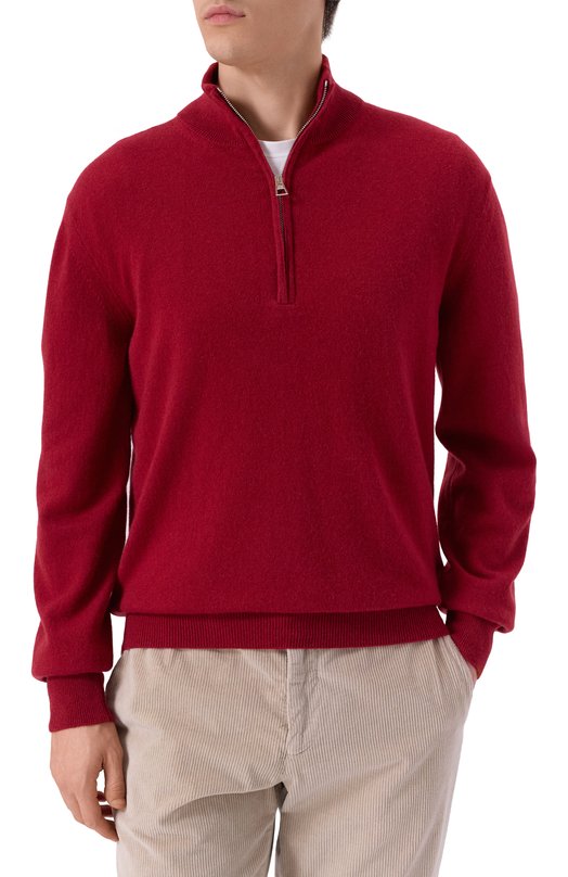 Кашемировый джемпер Jacob Cohen 25I P/JUM_SF003 000 X0012 FL Красный  25I P/JUM_SF003 000 X0012 FL Фото 3