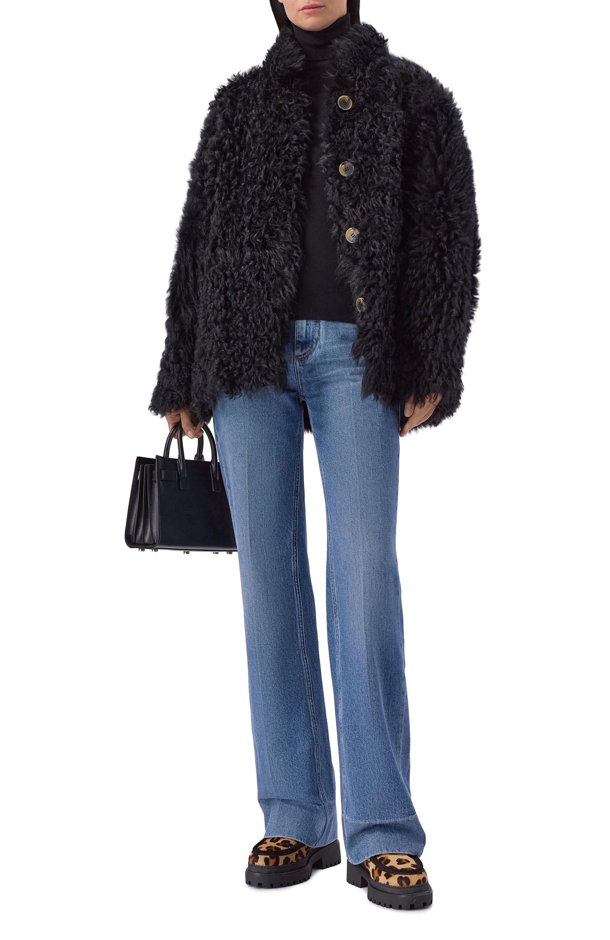 Кожаные ботинки YVES SALOMON, арт. 26WAC325XXMRSC, фото 3