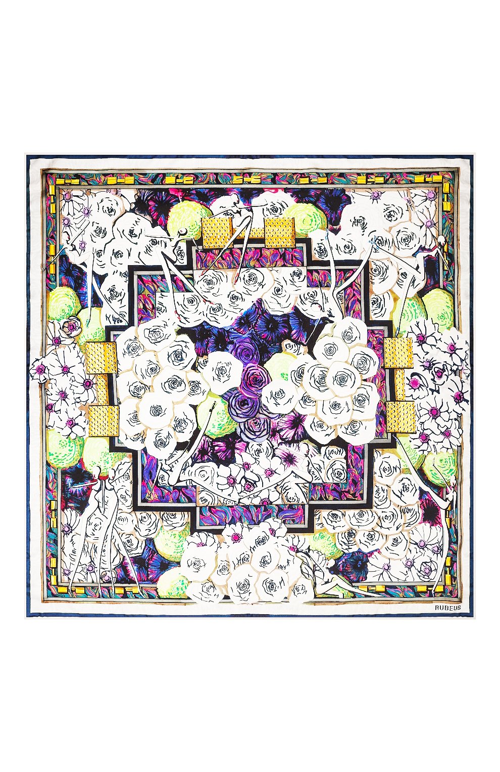 Шелковый платок RUBEUS MILANO, арт. RUB01., фото 4