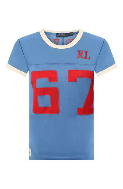 Женская футболка из смеси хлопка и вискозы POLO RALPH LAUREN, арт. 211752649