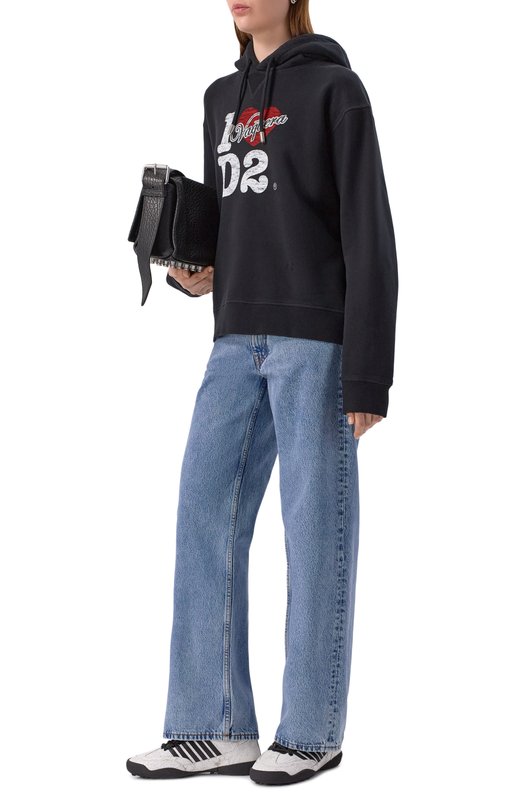Кожаные кеды Soccer Dsquared2 SNW0304/43108439 Серый  SNW0304/43108439 Фото 3