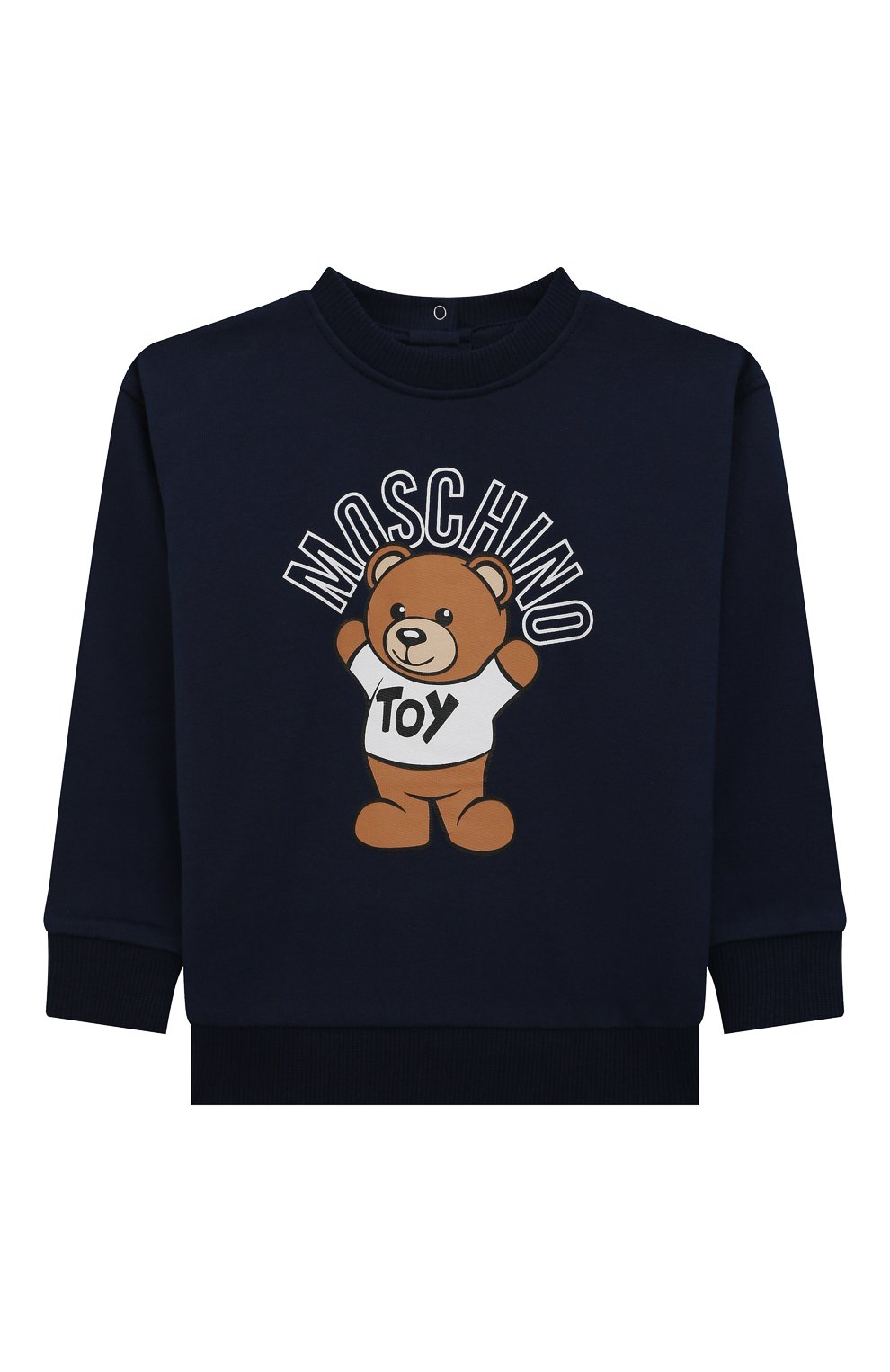 Комплект из свитшота и брюк MOSCHINO темно-синего цвета по цене 17800 руб., арт. MUK03P/LCA40, фото 2 Комплект из свитшота и брюк MOSCHINO, арт. MUK03P/LCA40, фото 2