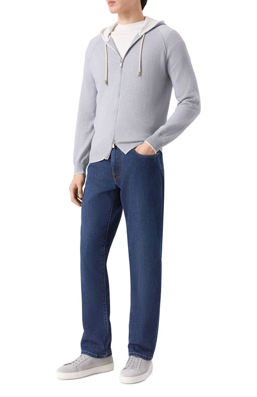 Замшевые кеды Ronny H`D`S`N Baracco R0NNY.S.60*/SUEDE F0RAT0 Серый  R0NNY.S.60*/SUEDE F0RAT0 Фото 2