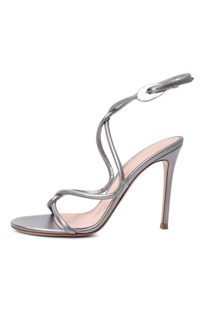 Кожаные босоножки jungle mamba GIANVITO ROSSI, арт. G32533.15RIC.NIGACCT, фото 4