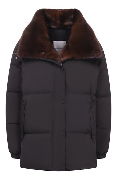 Женский пуховик с отделкой из норки YVES SALOMON, арт. M05080/A22X