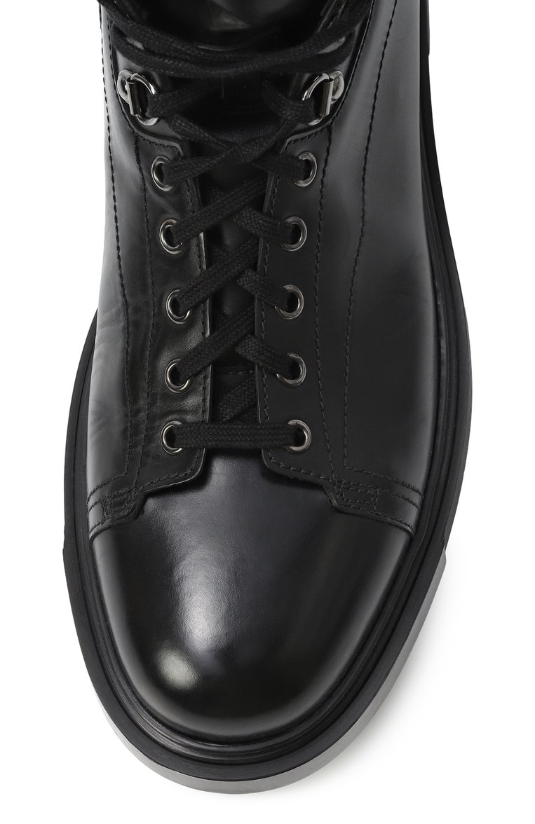 Кожаные ботинки SANTONI, арт. MGSM18369NERXT02N01/0UTLET SS23, фото 1